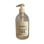 ПРОФЕСИОНАЛНО МАСАЖНО МАСЛО РОЗОВ ПИПЕР И БОЖУР 500 мл / ROZEDA MASSAGE OIL PINK PEPPER AND PEONY
