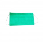 ЗАЩИТНА МАСКА ЗА ЛИЦЕ С ЛАСТИК ЗА МНОГОКРАТНА УПОТРЕБА 1 брой / PROTECTIVE GREEN SANITARY FACE MASK FOR REPEATED USE 1