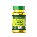 ЧЕСЪН И МАГДАНОЗ капсули 100 броя / PURITANS PRIDE ODORLESS GARLIC & PARSLEY