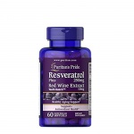 РЕСВЕРАТРОЛ софтгел капсули 100 мг. 60 броя / PURITAN'S PRIDE RESVERATROL