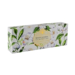 САПУН ИНГЛИШ СОУП КАМПЪНИ БЯЛ ЖАСМИН И САНДАЛОВО ДЪРВО В КУТИЯ 3 * 100 г / ENGLISH SOAP COMPANY WHITE JASMINE & SANDALWOOD SOAP IN A BOX 