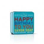 САПУН В МЕТАЛНА КУТИЯ РОЖДЕН ДЕН 100 гр. / SCOTTISH FINE SOAPS SOAP IN A TIN HEPPY BIRTHDAY TO YOU