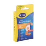 ШОЛ ПЛАСТИР ЗА ПРЕМАХВАНЕ НА МАЗОЛИ 4 броя / SCHOLL CORN REMOVAL PLASTER