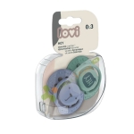 СИЛИКОНОВА ЗАЛЪГАЛКА HEY МОМЧЕ 0 - 3 месеца 2 броя / LOVI SILICONE PACIFIER HEY BOY 0 - 3 months