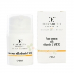 ЕЛИЗАБЕТ КОЗМЕТИКС СЛЪНЦЕЗАЩИТЕН КРЕМ ЗА ЛИЦЕ С ВИТАМИН E SPF30 30 мл / ELIZABETH COSMETICS FACE CREAM WITH VITAMIN E SPF30