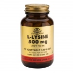СОЛГАР L-ЛИЗИН капсули 500 мг. 50 броя / SOLGAR L-LYSINE