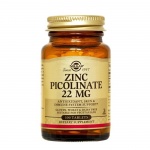СОЛГАР ЦИНК ПИКОЛИНАТ таблетки 22 мг. 100 броя / SOLGAR ZINC PICOLINATE