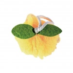 ГЪБА ЗА БАНЯ 0011 ЖЪЛТА / STANDELLI BATH SPONGE 0011 LIGHT YELLOW