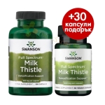 СУОНСЪН ФУЛ СПЕКТРУМ БЯЛ ТРЪН капсули 500 мг 100 + 30 броя / SWANSON FULL SPECTRUM MILK THISTLE DETOXIFICATION SUPPORT 