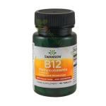СУОНСЪН МЕТИЛКОБАЛАМИН (ВИТАМИН B-12) таблетки 5000 мкг 60 броя / SWANSON METHYLCOBALAMIN (VITAMIN B-12) 