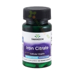 СУОНСЪН ЖЕЛЕЗЕН ЦИТРАТ капсули 25 мг 60 броя / SWANSON IRON CITRATE 