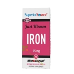 ДЖЪСТ УОМАН ЖЕЛЯЗО сублингвални таблетки 90 броя / SUPERIOR SOURCE JUST WOMEN IRON