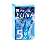 ТЕСТ ЛЕНТИ ЗА ИЗМЕРВАНЕ НА ХОЛЕСТЕРОЛ WELLION LUNA DUO 5 броя / WELLION LUNA DUO TEST STRIPS FOR CHOLESTEROL