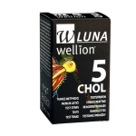 ТЕСТ ЛЕНТИ ЗА ИЗМЕРВАНЕ НА ХОЛЕСТЕРОЛ WELLION LUNA DUO 5 броя / WELLION LUNA DUO TEST STRIPS FOR CHOLESTEROL