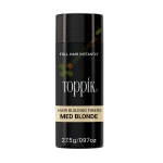 ТОППИК ФИБРИ ЗА КОСА СРЕДНО РУСО 27.5 г / TOPPIK HAIR BUILDING FIBERS MEDIUM BLONDE 