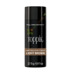ТОППИК ФИБРИ ЗА КОСА СВЕТЛО КАФЯВО 27.5 г / TOPPIK HAIR BUILDING FIBERS LIGHT BROWN
