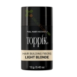 ТОППИК ФИБРИ ЗА КОСА СВЕТЛО РУСО 12 г / TOPPIK HAIR BUILDING FIBERS LIGHT BLONDE