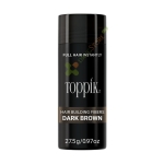 ТОППИК ФИБРИ ЗА КОСА ТЪМНО КАФЯВО 27.5 г / TOPPIK HAIR BUILDING FIBERS DARK BROWN