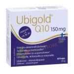 УБИГОЛД Q10 капсули 150 мг 60 броя / HANKINTATUKKU OY UBIGOLD Q10 