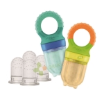 УИ БЕЙБИ КОМПЛЕКТ СИТО ЗА ПЛОДОВЕ 2 броя + РЕЗЕРВНИ СИЛИКОНОВИ МРЕЖИЧКИ 4 броя 949 / WEE BABY FRUIT STRAINER WITH + SPARE TIPS 949