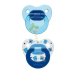 УИ БЕЙБИ ОРТОДОНТИЧНА ЗАЛЪГАЛКА 0-6 месеца 2 броя / WEE BABY ORTHODONTIC PACIFIER 0-6 months