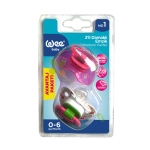 УИ БЕЙБИ ОРТОДОНТИЧНА ЗАЛЪГАЛКА 0-6 месеца 2 броя / WEE BABY ORTHODONTIC PACIFIER 0-6 months