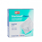 СТЕРИМЕД КЛАСИК СТЕРИЛНИ КОМПРЕСИ 7.5 см / 7.5 см 10 броя / MEDICA STERIMED STERILE COMPRESSES