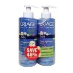 УРИАЖ БЕБЕ КОМПЛЕКТ ПОЧИСТВАЩ КРЕМ-ДУШ С ИЗМИВАНЕ 500 мл+ХИДРАТИРАЩО МЛЯКО 500 мл / URIAGE BEBE CLEANSING CREAM+MOISTURIZING MILK 