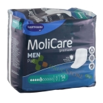 УРОЛОГИЧНИ ПОДЛОЖКИ ЗА ВЪЗРАСТНИ МОЛИКЕЪР / МОЛИМЕД ПРЕМИУМ ЗА МЪЖЕ 5 КАПКИ 14 броя / MOLICARE / MOLIMED PREMIUM MEN PADS 5 DROPS