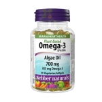 ВЕГАН ОМЕГА 3 капсули 385 мг 60 броя / WEBBER NATURALS PLANT-BASED OMEGA 3