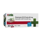 ВИРДЕ CoQ10 ФОРТЕ таблетки 60 мг 30 + 15 броя / VIRDE CoQ10 FORTE tablets 60 mg 