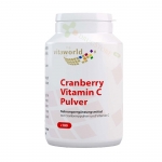 ЧЕРВЕНА БОРОВИНКА + ВИТАМИН C капсули 180 броя / VITA WORLD CRANBERRY + VITAMIN C 