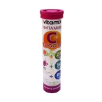 ВИТАМИКС ВИТАМИН C + ЦИНК + СЕЛЕН + D3 ефервесцентни таблетки 20 броя / FORTEX VITAMIX VITAMIN C + ZINK + SELENIUM + D3 effervescent tablets