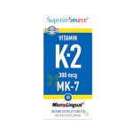 ВИТАМИН K2 (MK-7) сублингвални таблетки 300 мкг 60 броя / SUPERIOR SOURCE VITAMIN K2 (MK-7)