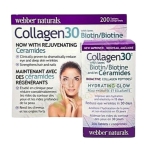 КОЛАГЕН С БИОТИН И СЕРАМИДИ таблетки 200 броя / WEBBER NATURALS COLLAGEN + BIOTIN + CERAMIDES