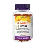 ЛУТЕИН С ЧЕРНА БОРОВИНКА И ЗЕАКСАНТИН желирани таблетки 60 броя / WEBBER NATURALS LUTEIN WITH BILBERRY AND ZEAXANTHIN gummies 