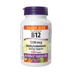 ВИТАМИН B12 таблетки 1200 мкг 150 броя / WEBBER NATURALS VITAMIN B12