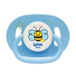 ЗАЛЪГАЛКА ОВАЛ №3 18+ месеца / WEE BABY ROUND TEAT SOOTHER №3 18 months