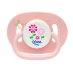 ЗАЛЪГАЛКА ОВАЛ №3 18+ месеца / WEE BABY ROUND TEAT SOOTHER №3 18 months